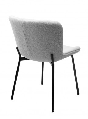 Стул RIYA UF992-01 Белый, teddy / черный каркас М-City в Режи - rezh.mebel24.online | фото 2