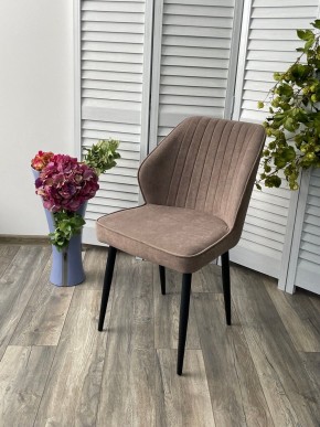 Стул VENA, цвет B5 Капучино, велюр / черный каркас М-City в Режи - rezh.mebel24.online | фото 2