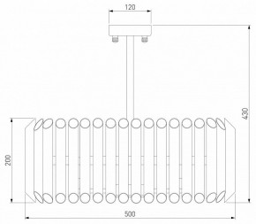 Светильник на штанге Bogate-s Castellie 461/5 (361/5) в Режи - rezh.mebel24.online | фото 3
