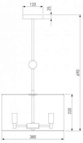 Светильник на штанге Eurosvet Brume 60174/3 латунь в Режи - rezh.mebel24.online | фото 6