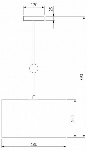 Светильник на штанге Eurosvet Brume 60174/5 латунь в Режи - rezh.mebel24.online | фото