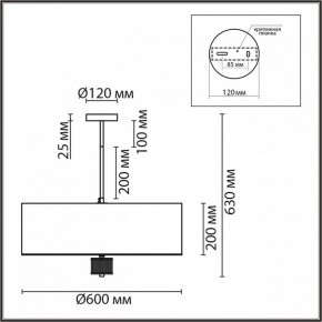 Светильник на штанге Lumion Damona 8108/7C в Режи - rezh.mebel24.online | фото 4