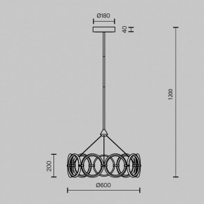 Светильник на штанге Maytoni Link MOD357PL-L40BS3K в Режи - rezh.mebel24.online | фото 5