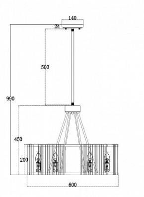 Светильник на штанге Maytoni Solar MOD087PL-06G в Режи - rezh.mebel24.online | фото 4