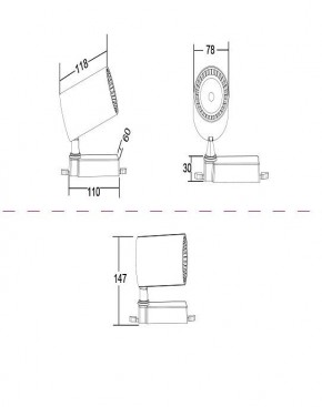 Светильник на штанге Maytoni Vuoro TR029-3-10W3K-B в Режи - rezh.mebel24.online | фото 3
