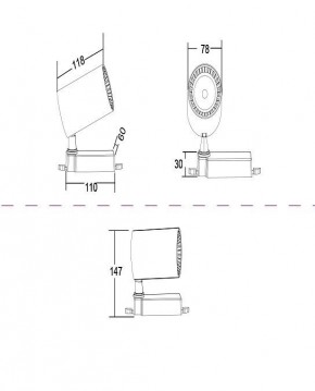 Светильник на штанге Maytoni Vuoro TR029-3-10W4K-B в Режи - rezh.mebel24.online | фото 3