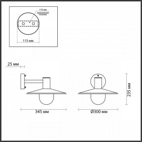 Светильник на штанге Odeon Light Furcadia 4833/1W в Режи - rezh.mebel24.online | фото 3