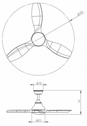 Светильник с вентилятором Sonex VIVA LED 7702/24L в Режи - rezh.mebel24.online | фото 5