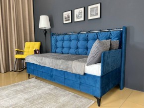 СВЕТЛАНА 3 Кровать линейная (Синий) в Режи - rezh.mebel24.online | фото 2