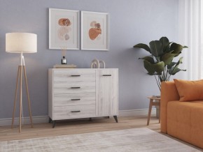 СВЕТЛАНА LOFT Комод-тумба (сосна белая loft) в Режи - rezh.mebel24.online | фото 3