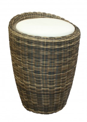 Табурет с местом для хранения LM-1100Rattan, кремовый в Режи - rezh.mebel24.online | фото