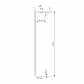 Торшер Elektrostandard Bevel a068473 в Режи - rezh.mebel24.online | фото 2