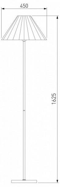 Торшер Eurosvet Peony 01133/1 хром/графит в Режи - rezh.mebel24.online | фото 3