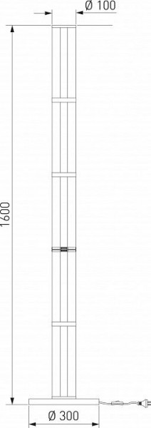 Торшер Eurosvet Stark 80537/1 латунь в Режи - rezh.mebel24.online | фото 5