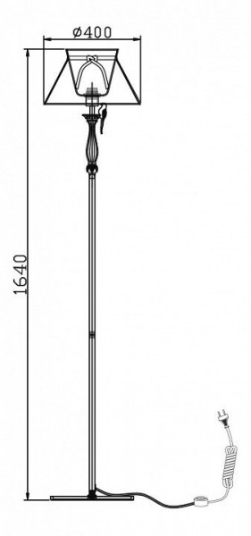 Торшер Maytoni Bird ARM013-22-W в Режи - rezh.mebel24.online | фото 8