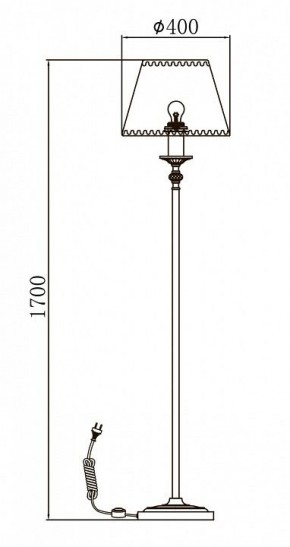 Торшер Maytoni Soffia RC093-FL-01-R в Режи - rezh.mebel24.online | фото 3