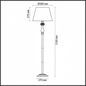 Торшер Odeon Light Gaellori 3393/1F в Режи - rezh.mebel24.online | фото 3