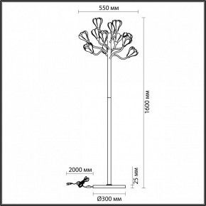 Торшер Odeon Light Gardi 5090/12F в Режи - rezh.mebel24.online | фото 5