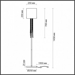 Торшер Odeon Light Nicole 4886/1F в Режи - rezh.mebel24.online | фото 4