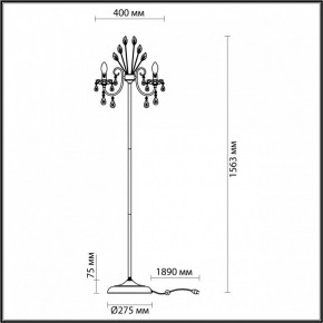 Торшер Odeon Light Versia 4977/3F в Режи - rezh.mebel24.online | фото 4
