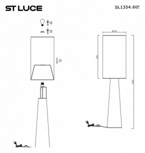 Торшер ST-Luce Jackie SL1354.605.01 в Режи - rezh.mebel24.online | фото 5