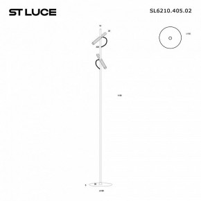 Торшер ST-Luce LILT SL6210.405.02 в Режи - rezh.mebel24.online | фото 2