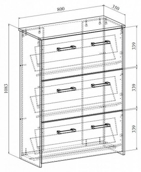 Тумба для обуви Агата АТ-1 в Режи - rezh.mebel24.online | фото 4