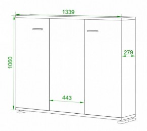 Тумба Домино нельсон ПУ-60-4 в Режи - rezh.mebel24.online | фото 2