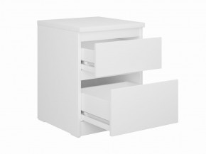 Тумба КАСТОР малая с двумя ящиками, цвет белый в Режи - rezh.mebel24.online | фото 2
