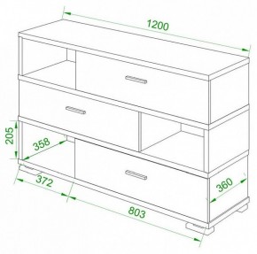 Тумба комбинированная Домино СБ-40/3-ПВК в Режи - rezh.mebel24.online | фото 2