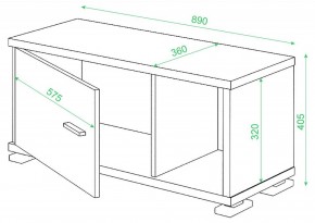 Тумба комбинированная СБ-30/1 в Режи - rezh.mebel24.online | фото 2