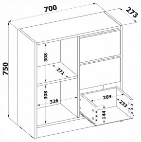 Тумба комбинированная Т-1 в Режи - rezh.mebel24.online | фото 4