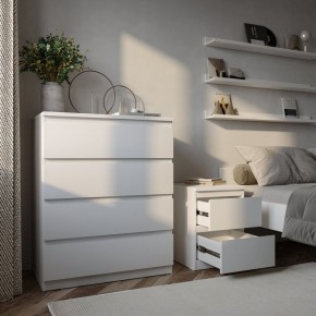 Тумба МАЛЬТА с двумя выдвижными ящиками, цвет белый в Режи - rezh.mebel24.online | фото 4
