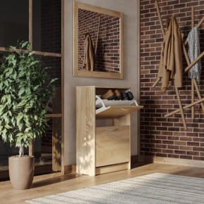 Тумба ОРИОН с двумя полками для обуви, цвет Дуб Сонома в Режи - rezh.mebel24.online | фото 4