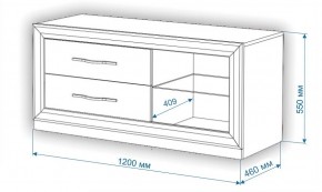 Тумба под ТВ Нобиле КА120 в Режи - rezh.mebel24.online | фото 2