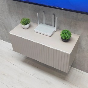 Тумба подвесная под ТВ LINES MTV1-MA 750 Бежевый (Леда-М 10.1.5) в Режи - rezh.mebel24.online | фото 6