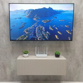 Тумба подвесная под ТВ LINES MTV3-MA 900 Бежевый (Леда-М 10.1.5) в Режи - rezh.mebel24.online | фото 3