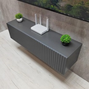 Тумба подвесная под ТВ LINES MTV4-MA 1150 Темно-серый (Графит-M 10.1.25) в Режи - rezh.mebel24.online | фото 2