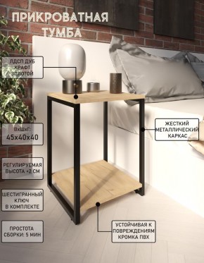 Тумба прикроватная "Лофт" (Лф.Т-2) в Режи - rezh.mebel24.online | фото 4