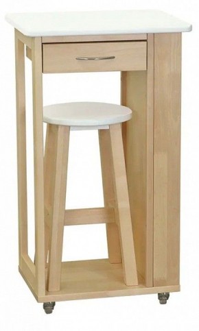 Тумба с табуретом Мебелик в Режи - rezh.mebel24.online | фото 7