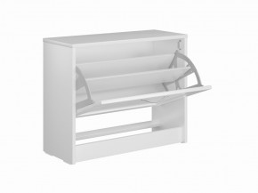 Тумба СИРИУС с откидной полкой для обуви, цвет белый в Режи - rezh.mebel24.online | фото 3