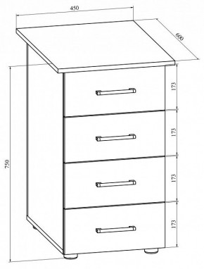 Тумбочка Офис ОФ-20 в Режи - rezh.mebel24.online | фото 5