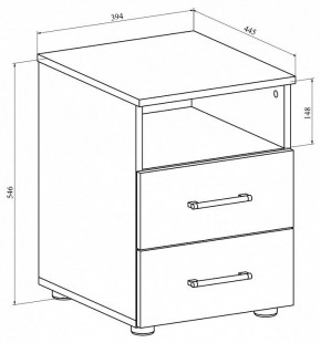 Тумбочка Офис ОФ-24 в Режи - rezh.mebel24.online | фото 2