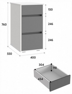 Тумбочка Оскар ОС-10 в Режи - rezh.mebel24.online | фото 5