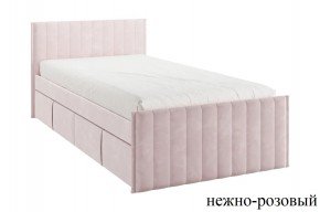 ТВИКС Кровать с ящиками 900 (нежно-розовый) в Режи - rezh.mebel24.online | фото