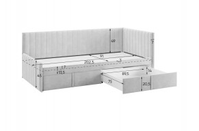 ТВИКС Кровать (тахта) с ящиками 900 в Режи - rezh.mebel24.online | фото 3