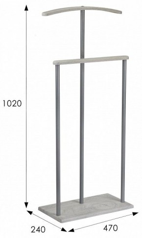 Вешалка для костюма Дэви 1 в Режи - rezh.mebel24.online | фото 13