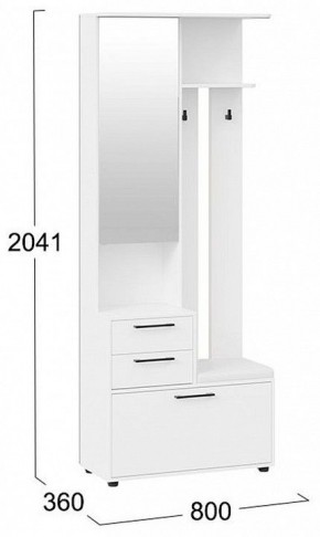 Стенка для прихожей Витра в Режи - rezh.mebel24.online | фото 5