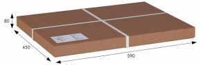 Вешалка-стойка Декарт Д-1 средне-коричневый/металлик в Режи - rezh.mebel24.online | фото 4