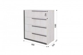 ВИНТЕР - 8 Комод 4 ящика в Режи - rezh.mebel24.online | фото 4